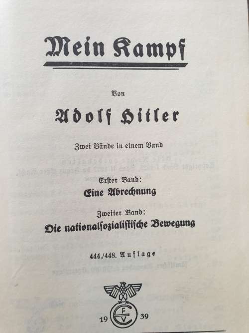 Adolf Hitler Mein Kampf